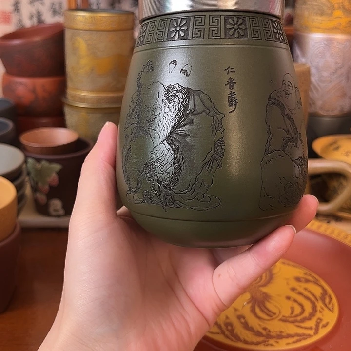 茶杯紫砂宜兴紫砂茶具正品