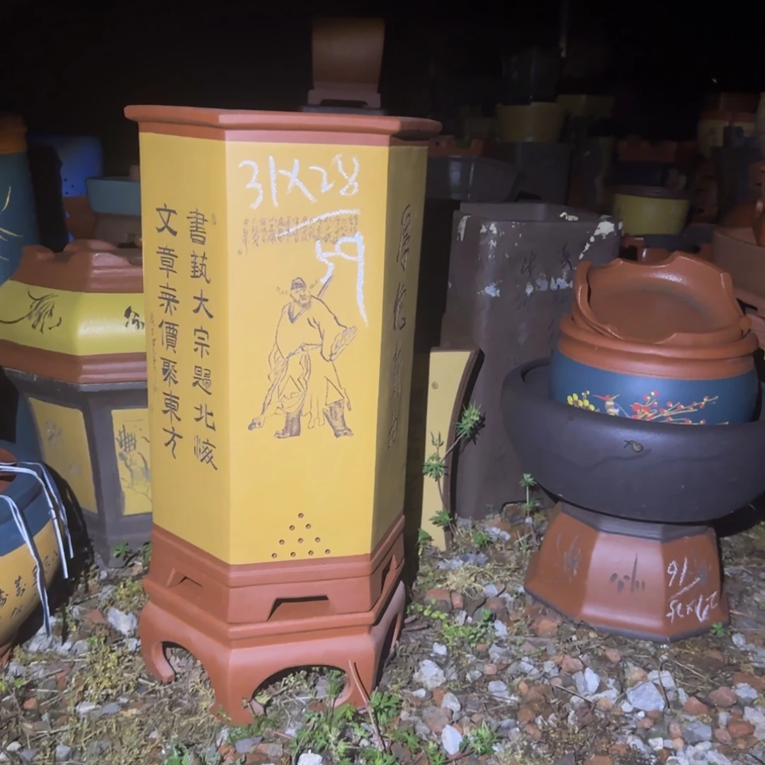 紫砂花盆紫砂花盆