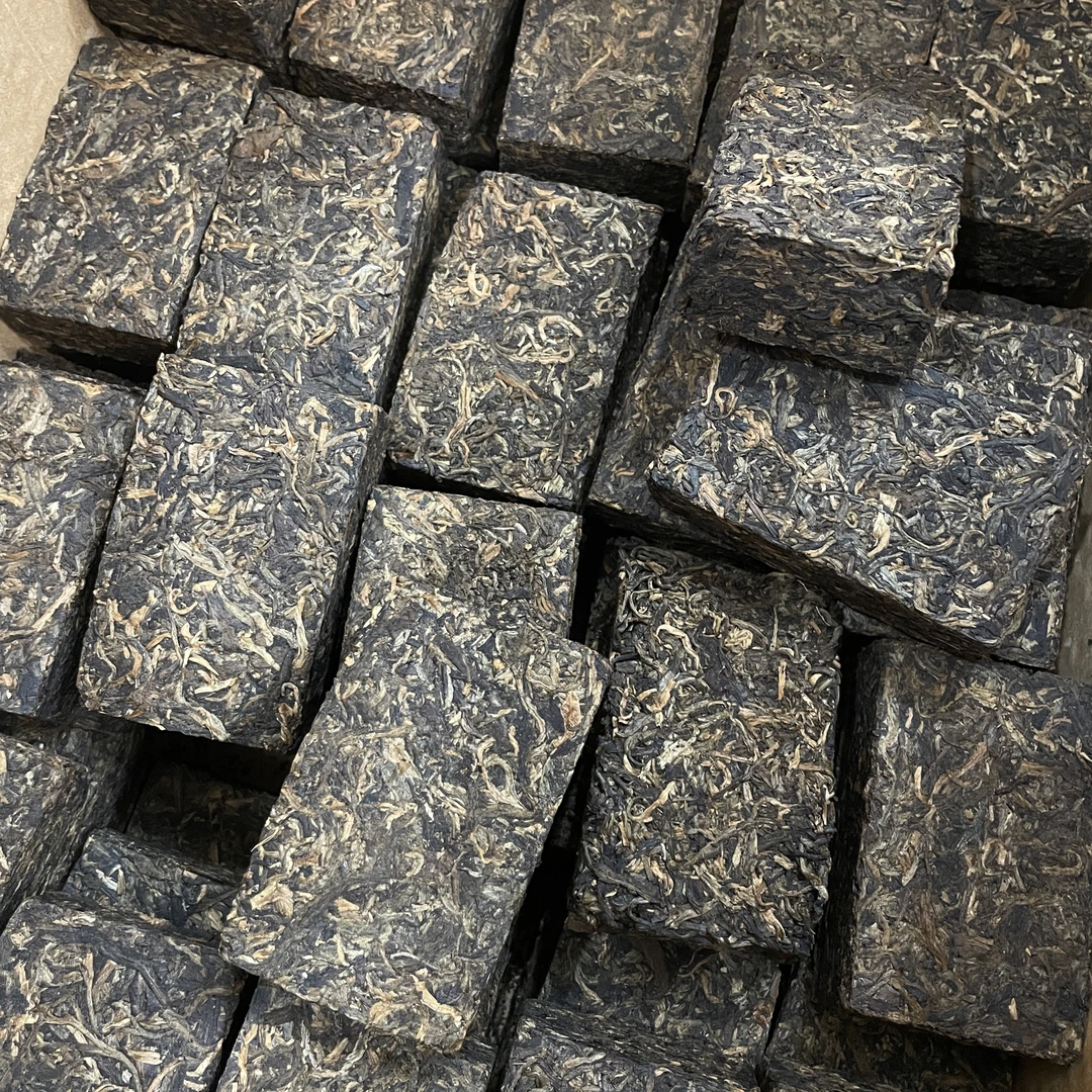 1998年勐库戎氏冰岛小砖100g  普洱茶生茶 袋装饼茶 长期老茶