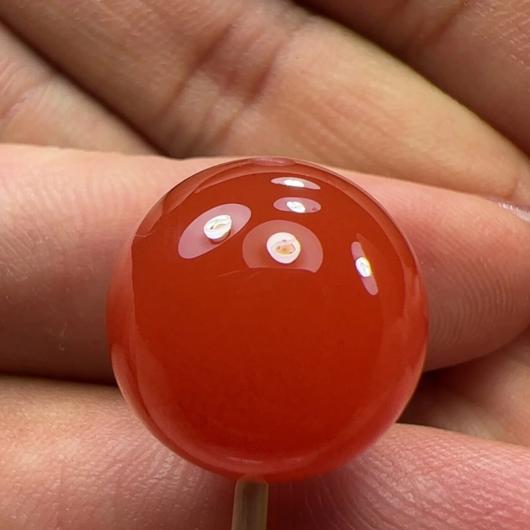 南红玛瑙珠子未镶嵌黑***侣