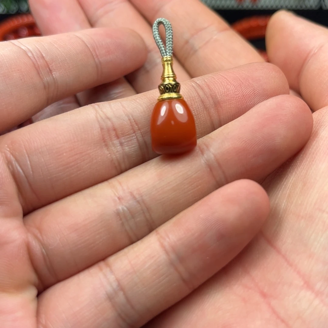 南红玛瑙分体三通未镶嵌