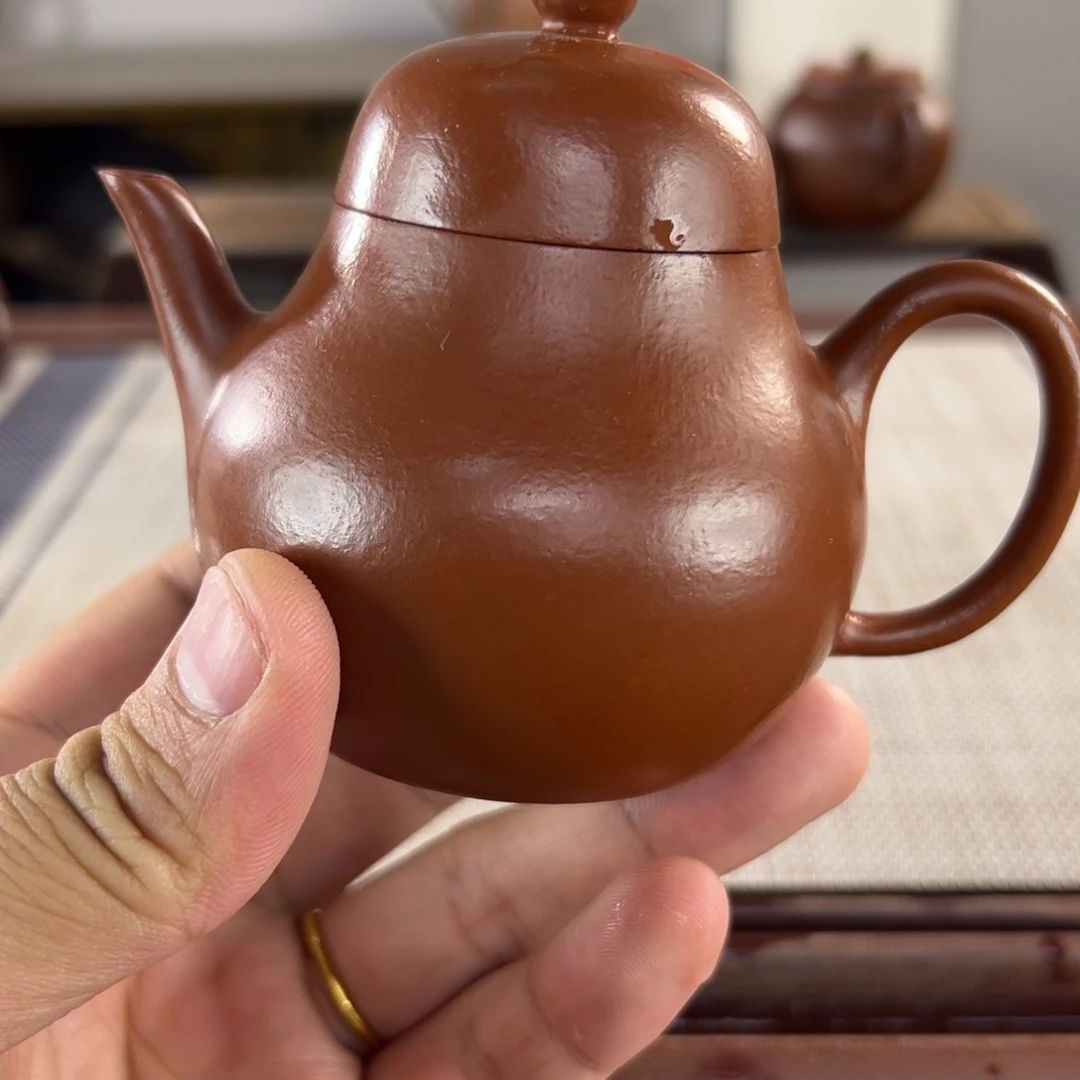 紫砂原矿紫砂 微瑕茶壶
