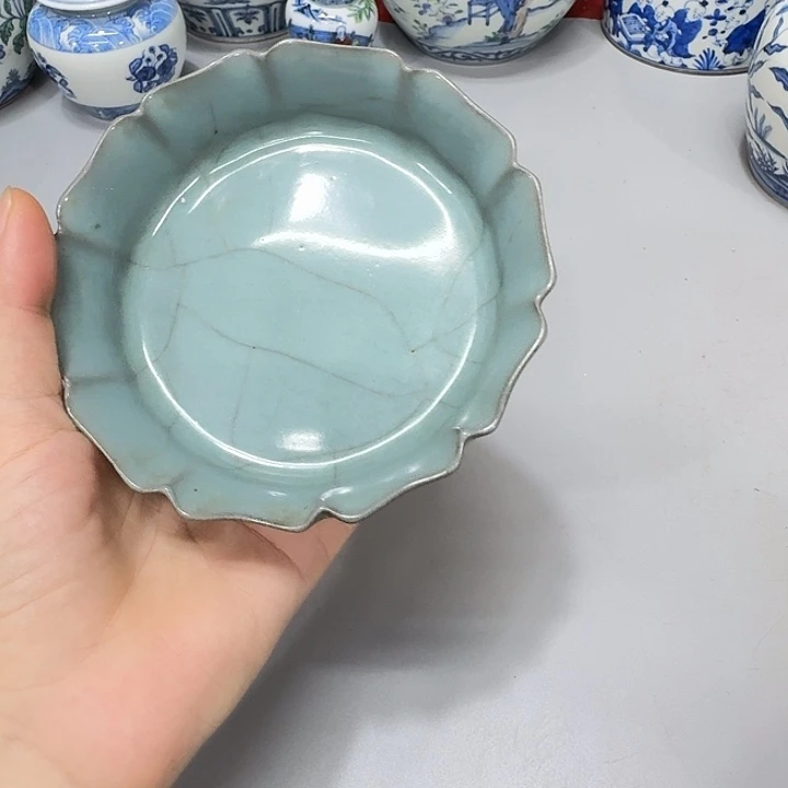 正***戒摆件陶瓷制品纯手工盘