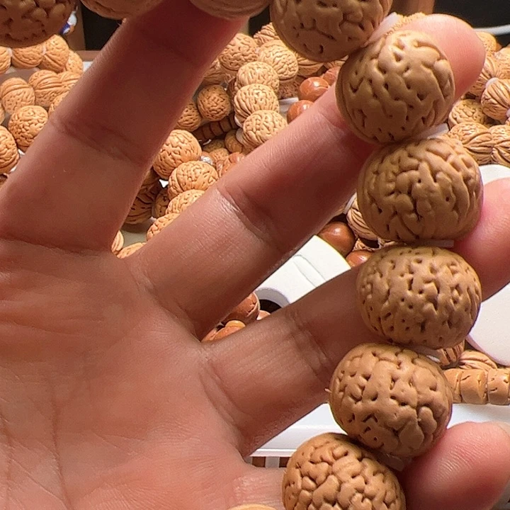 桃核手串国核滚象桃核22尺