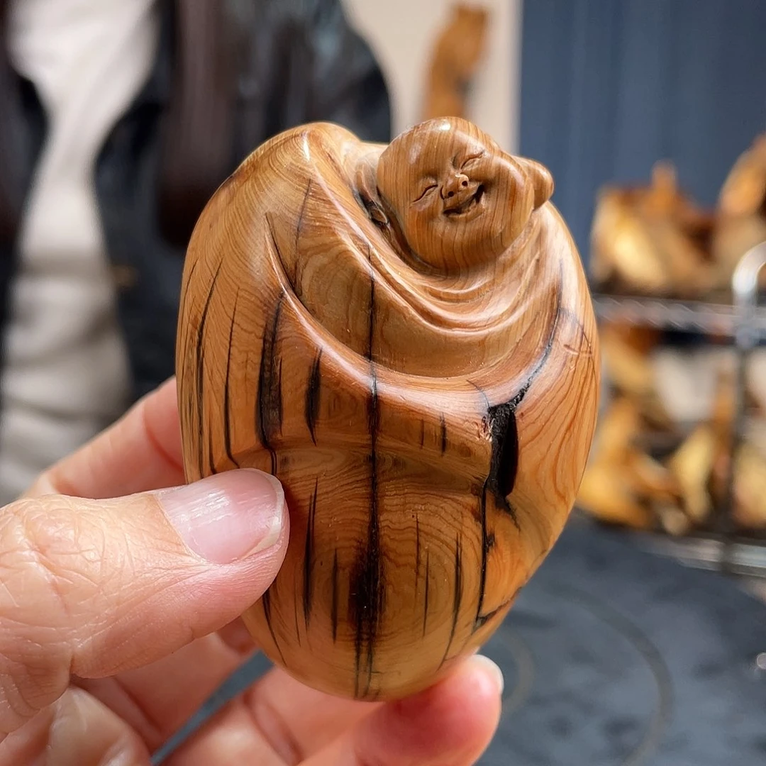 柏木（崖柏）手把件