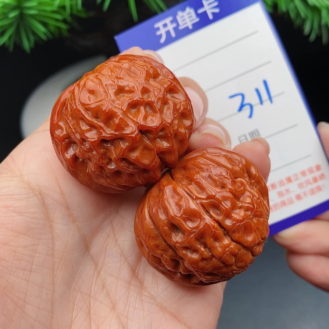 文玩核桃把件38甲骨文311