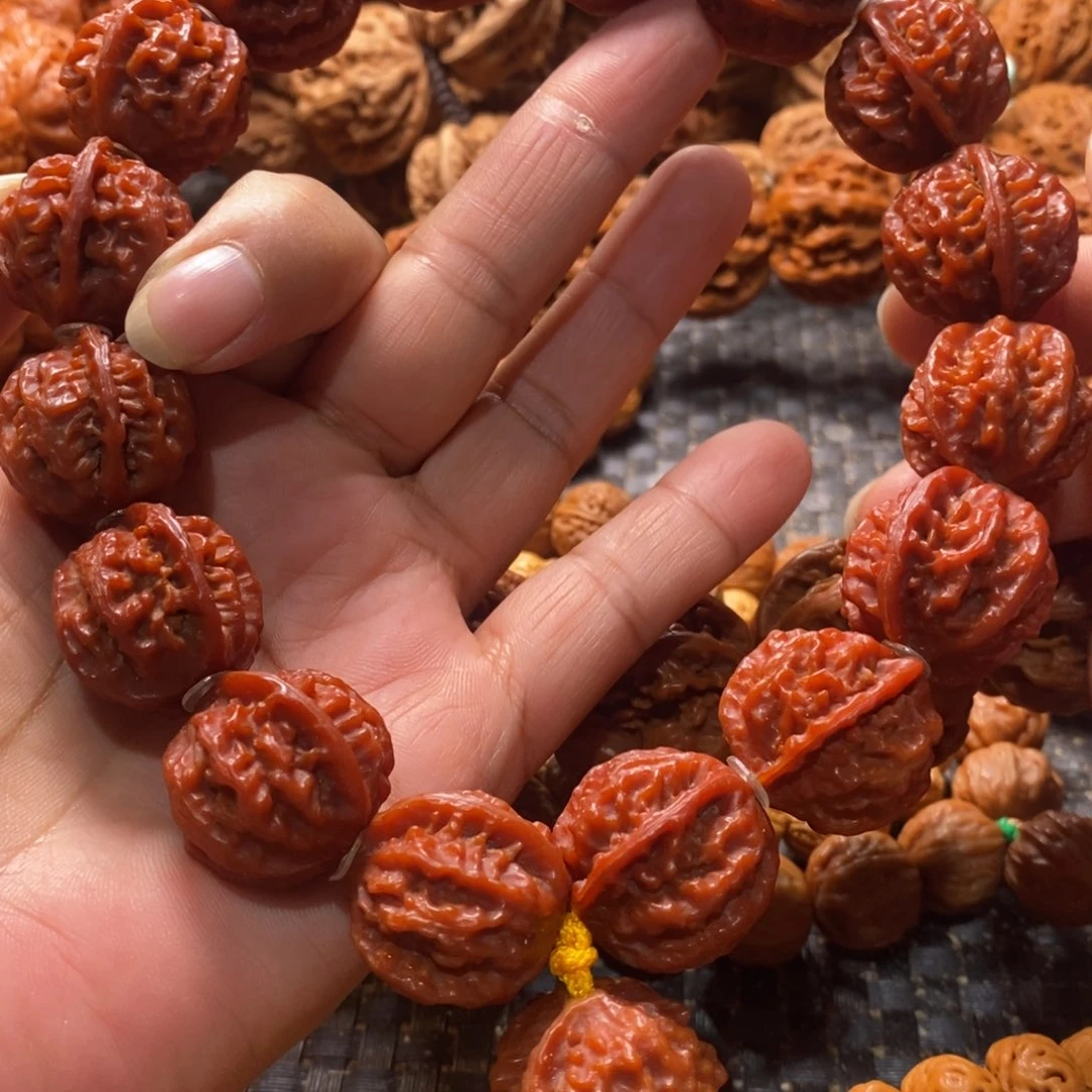 防***汇吊坠文玩核桃龙脊