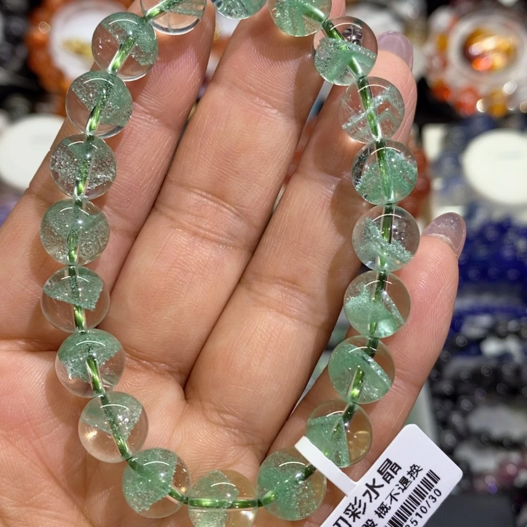 水晶手链未镶嵌双塔翠幽灵9