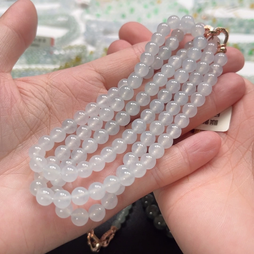 颈饰未镶嵌翡翠缅甸翡翠