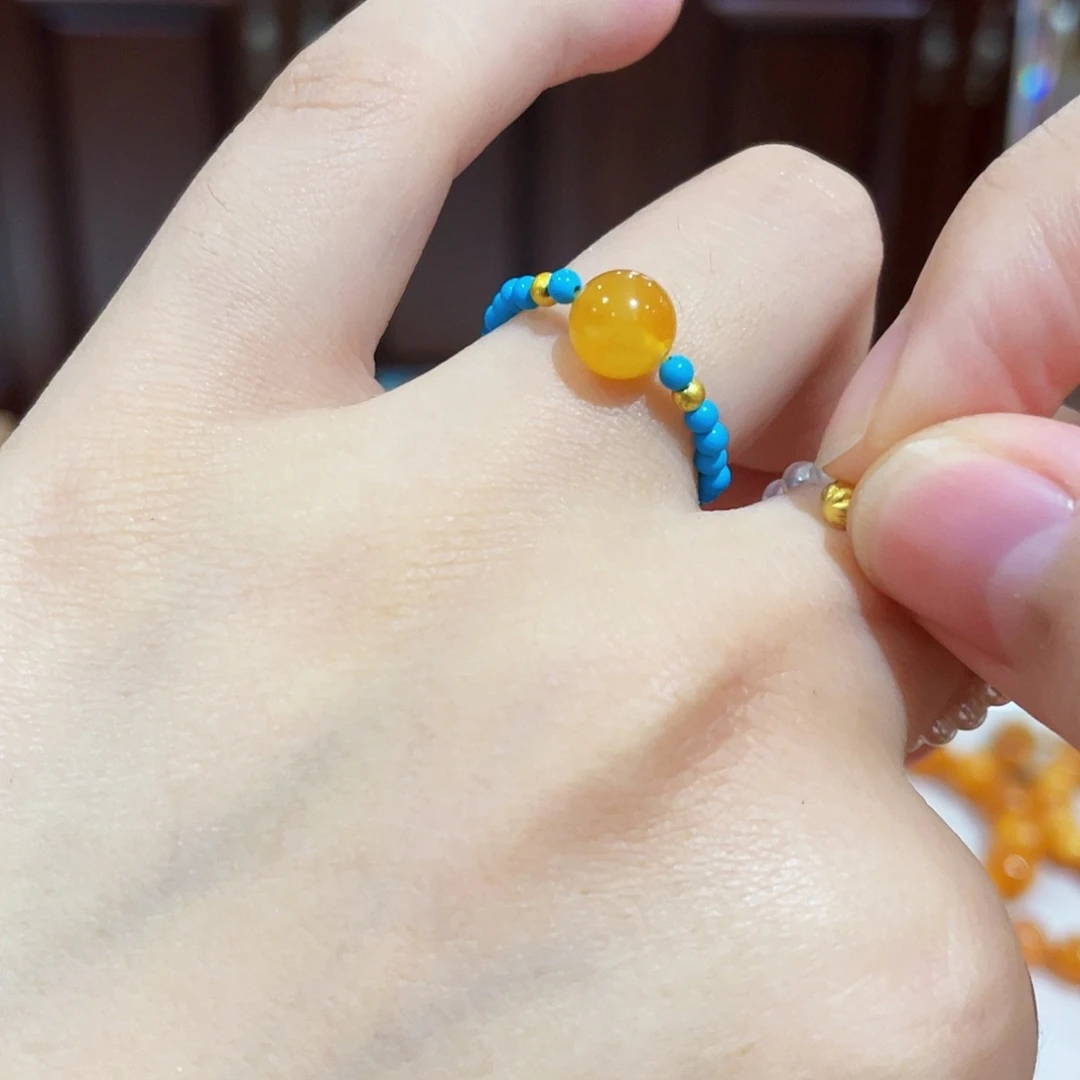 蜜蜡手链未镶嵌手串