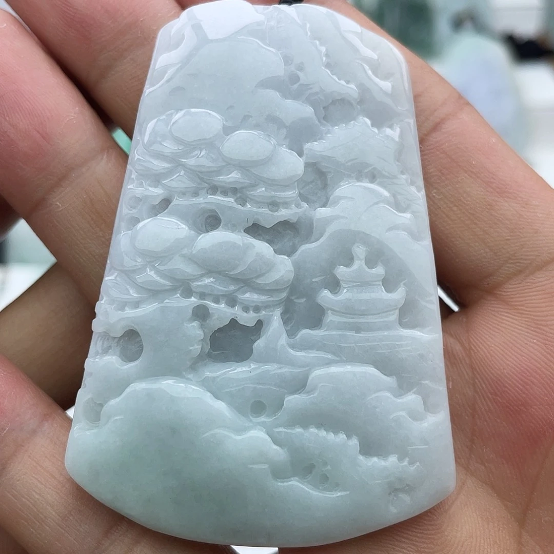颈饰未镶嵌翡翠翡翠