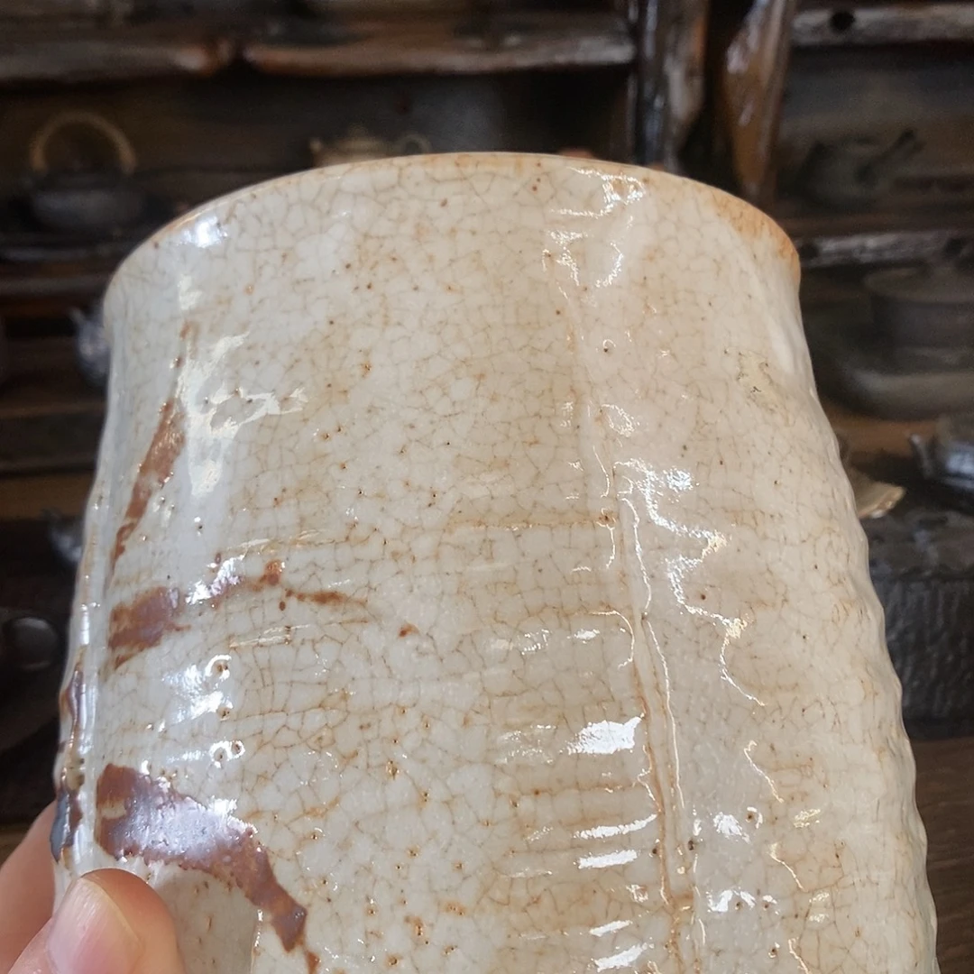 碎***叶手工制作柴烧茶具