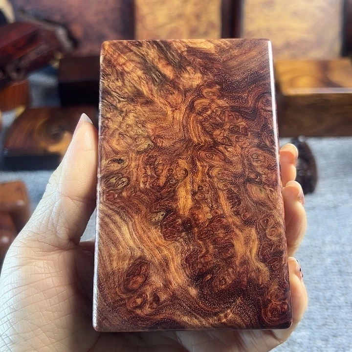 染料紫檀（血檀）烟盒