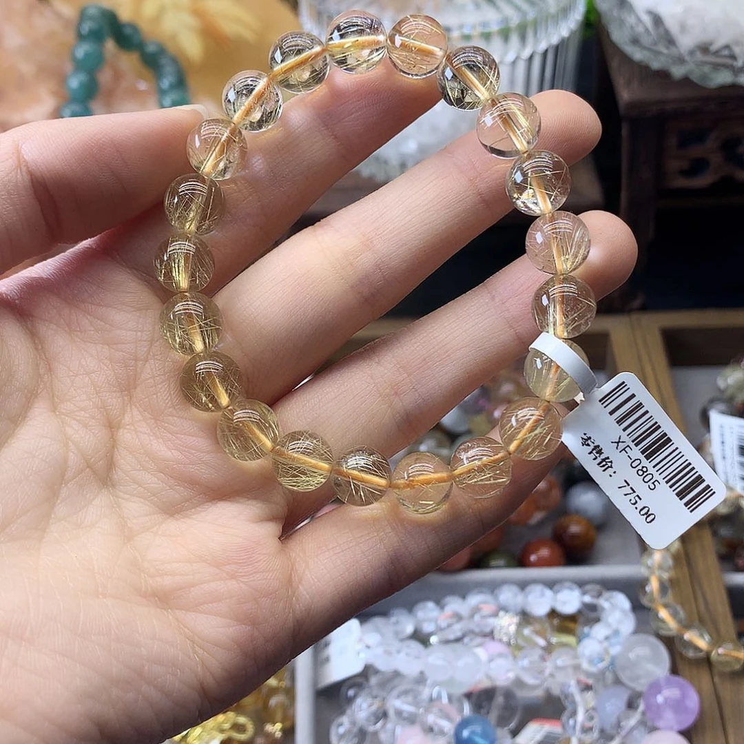 水晶手链未镶嵌金发