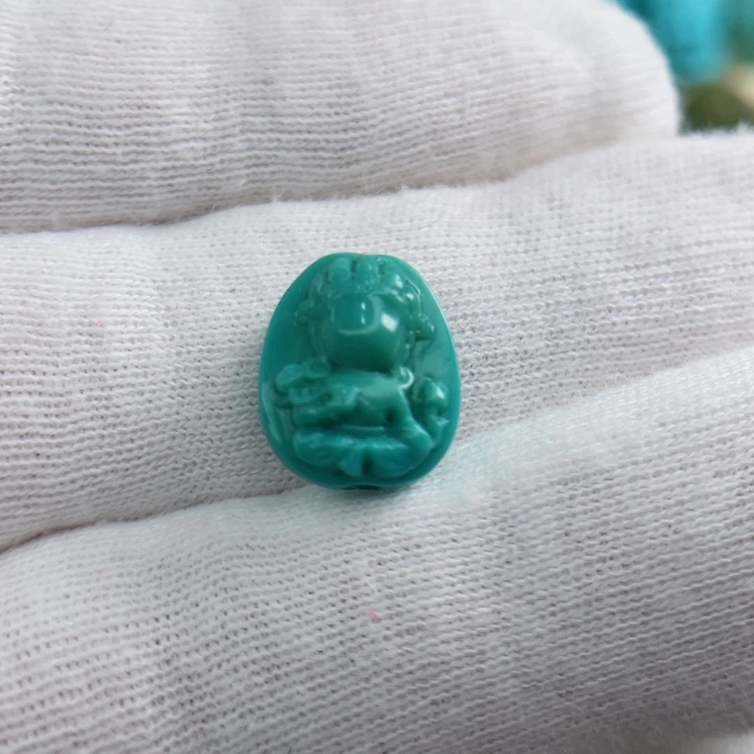 绿松石颈饰未镶嵌卡10.5-13-6.5