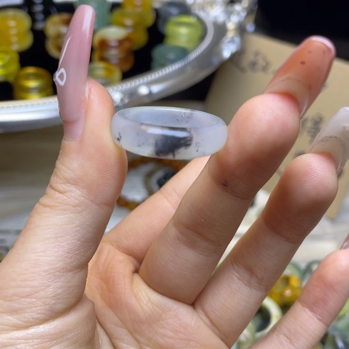蛇纹石玉合金戒指73-19.99