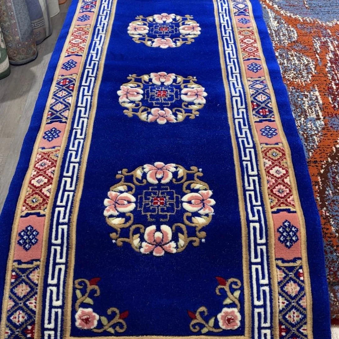 羊毛60×250纯羊毛立体花