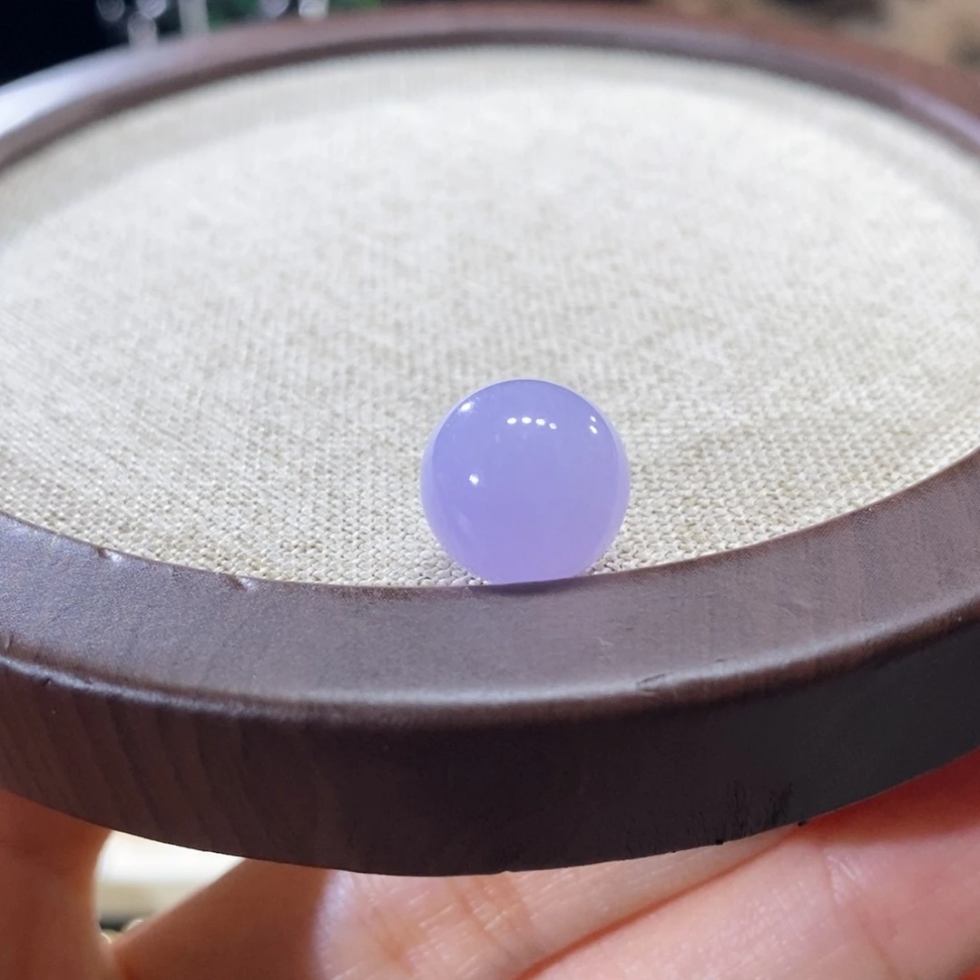 翡翠未镶嵌颈饰翡翠红紫圆珠12+mm