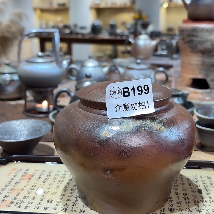 坭兴陶柴烧全手工原矿泥料杯
