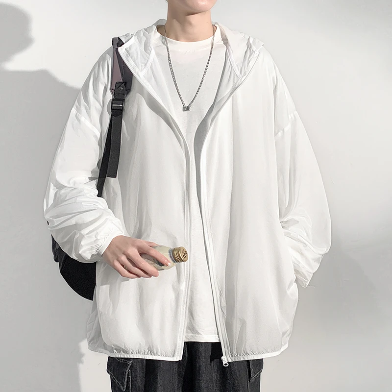 夹克2025夏季新款轻薄防晒衣男情侣夏季户外运动潮流连帽外套