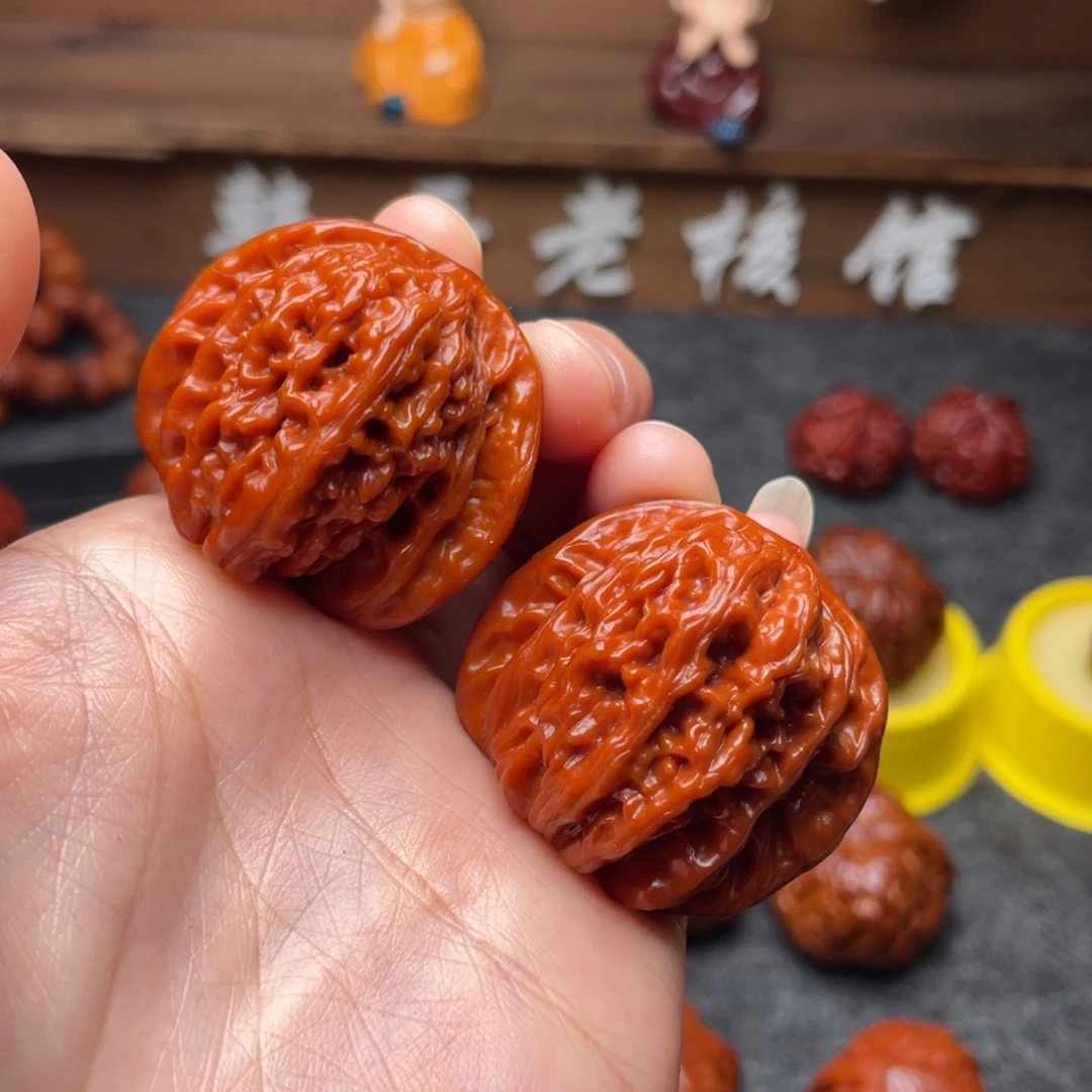 吊坠文玩核桃文玩核桃 手把件 四座楼 39