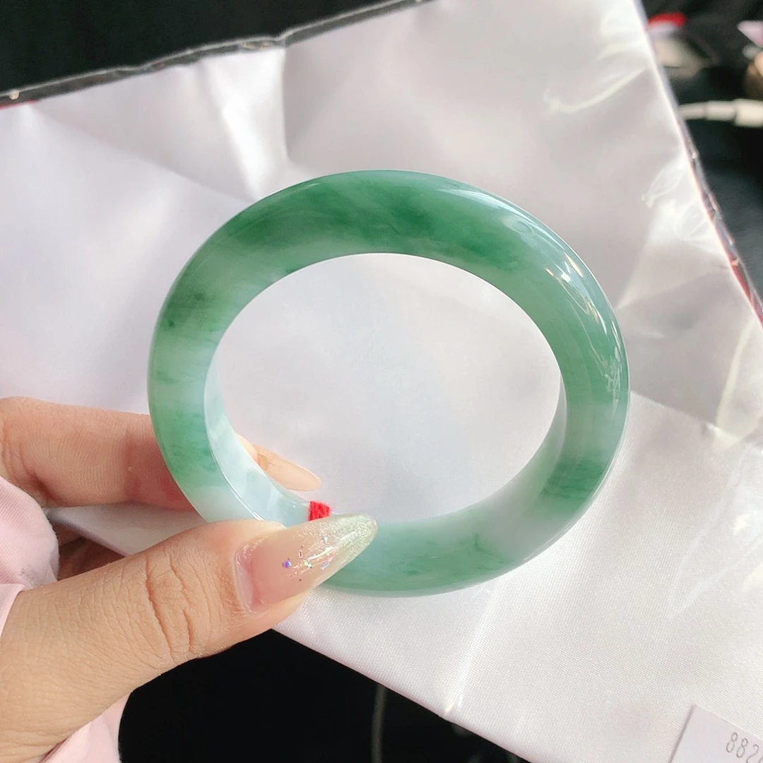 未镶嵌手镯翡翠56 天然缅甸a货翡翠2866