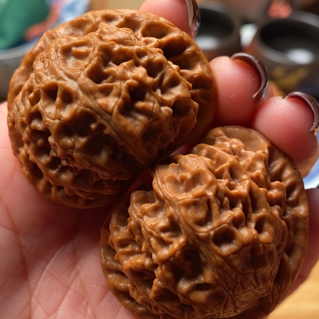 把件文玩核桃42尺全品宫灯狮子头