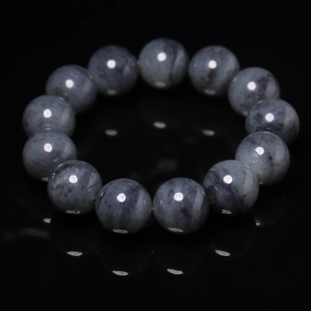 清代和田玉素珠手串-NX