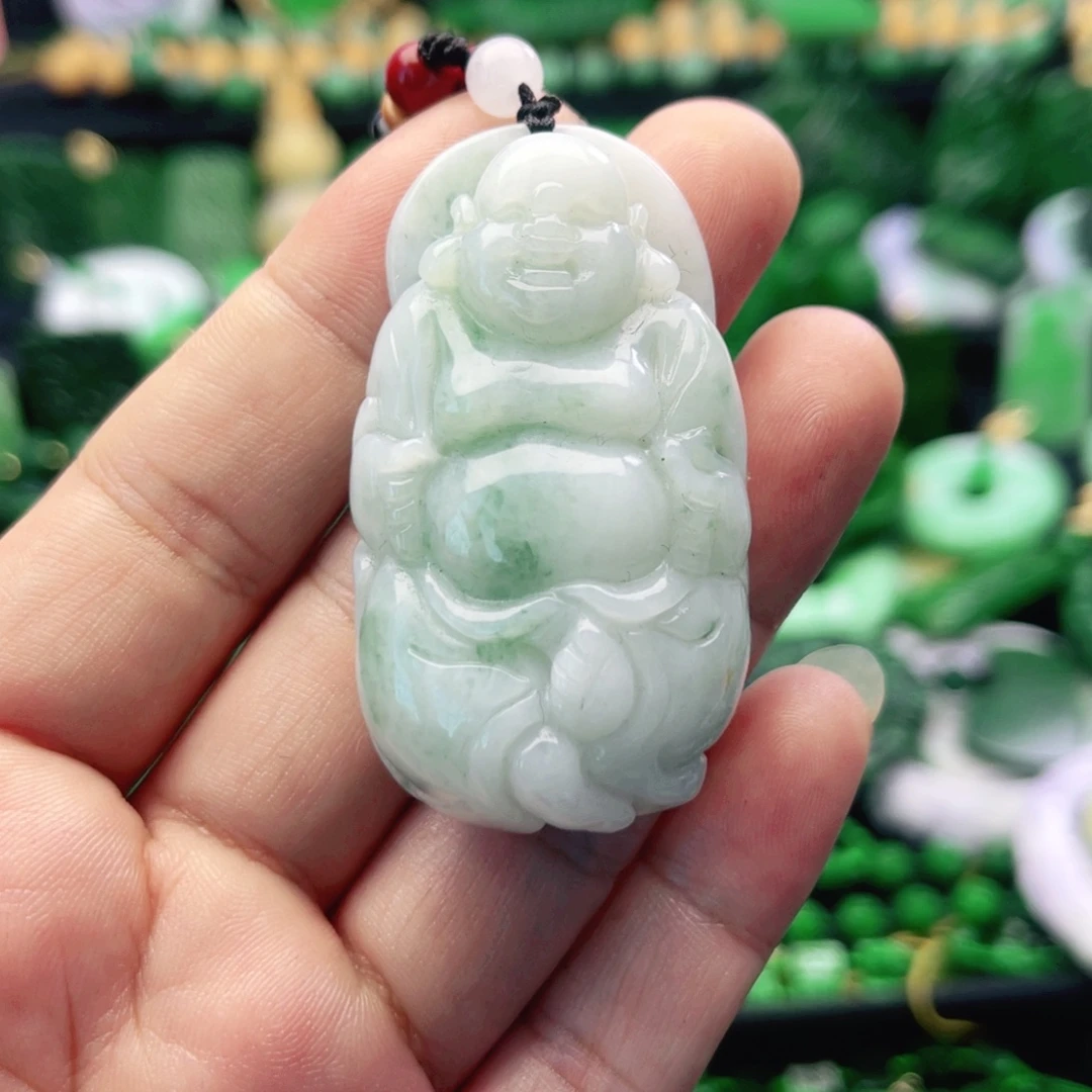 翡翠未镶嵌颈饰吊坠