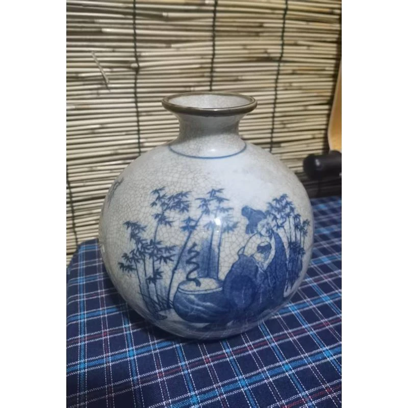 家居饰品  一个大花瓶 家居仿古摆件工艺品