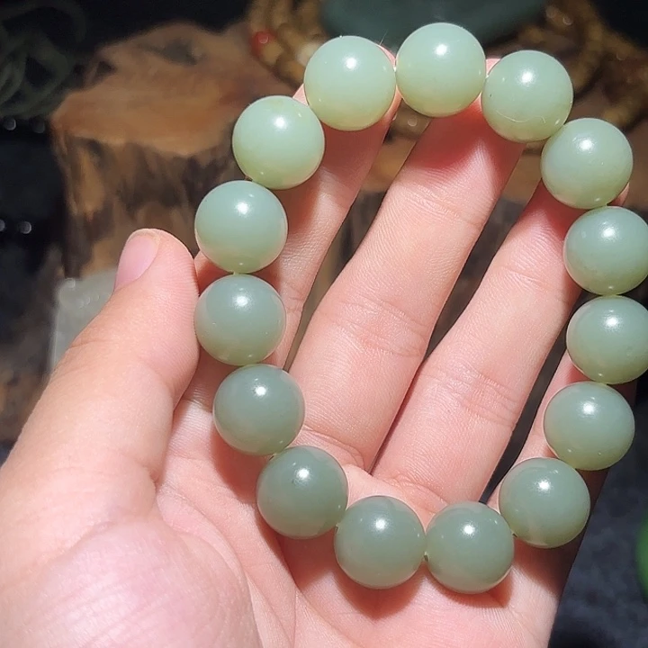 继***命和田玉未镶嵌手链