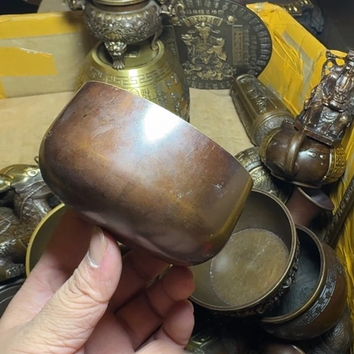 铜器摆件收收藏藏