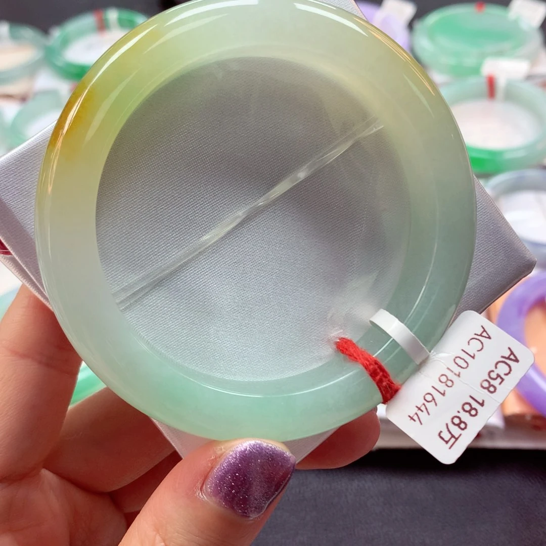 翡翠手镯未镶嵌8号欣