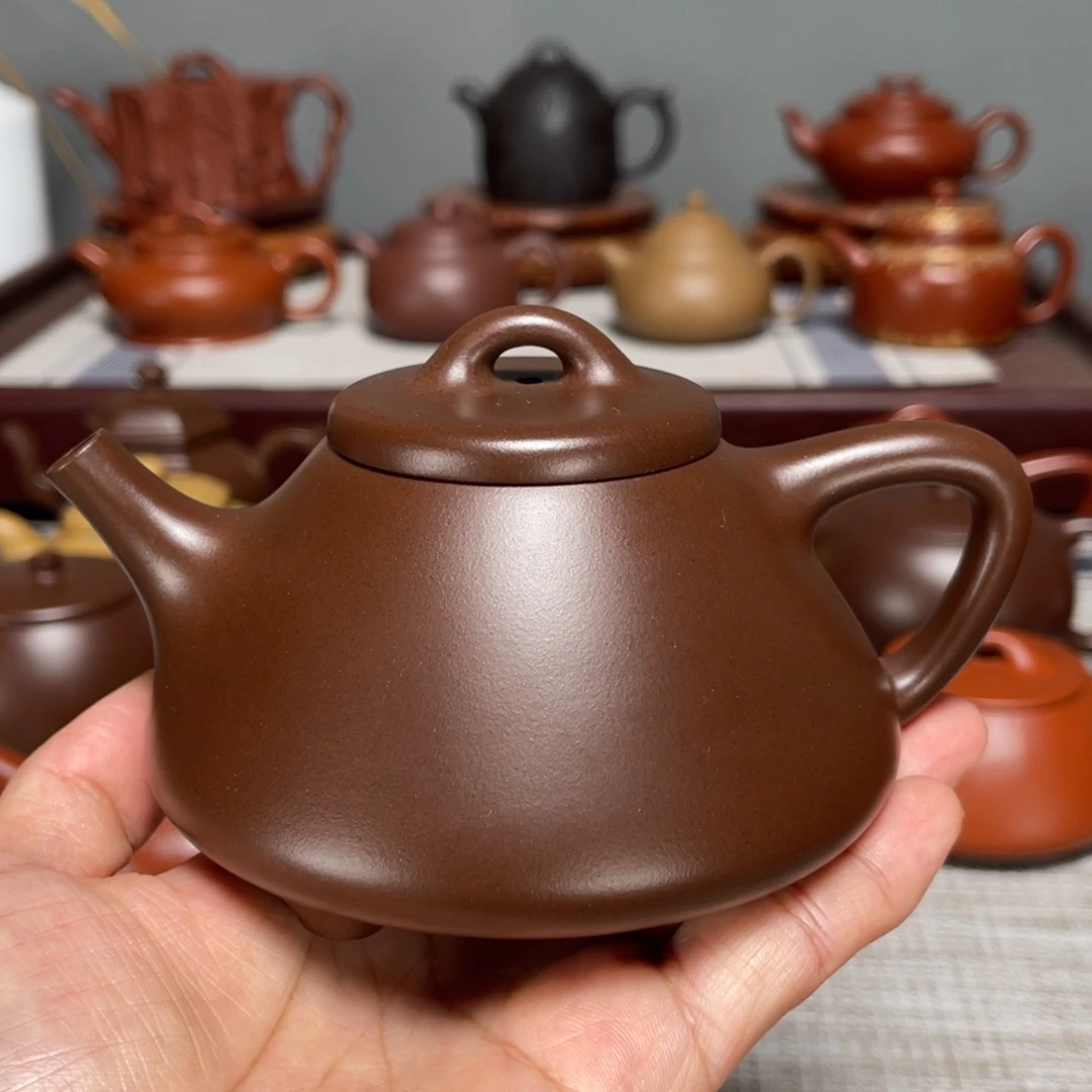 茶壶紫砂陈腐紫泥石瓢250cc