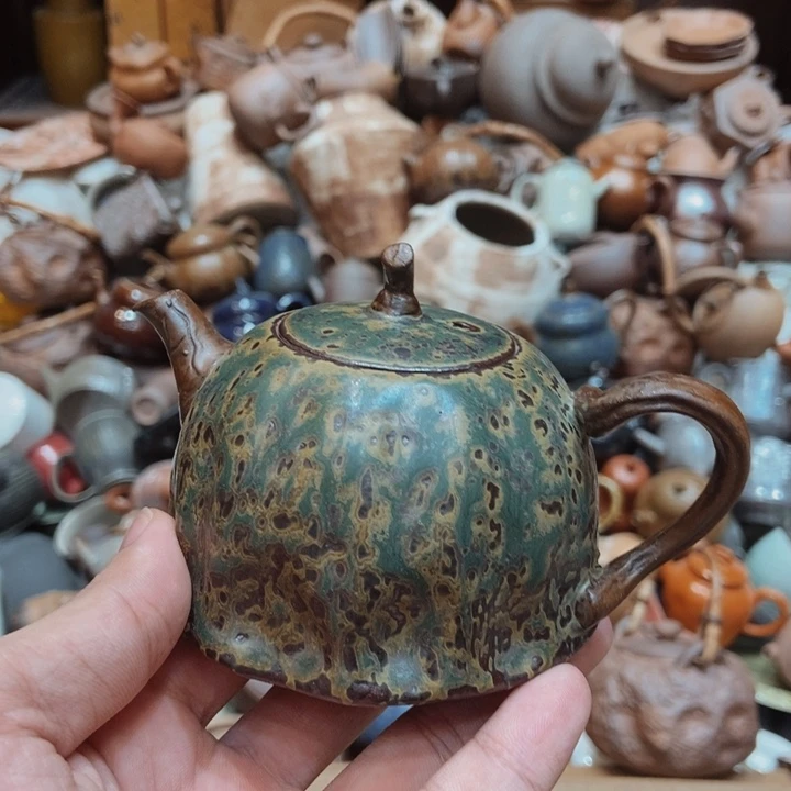 柴烧老岩泥高端茶器