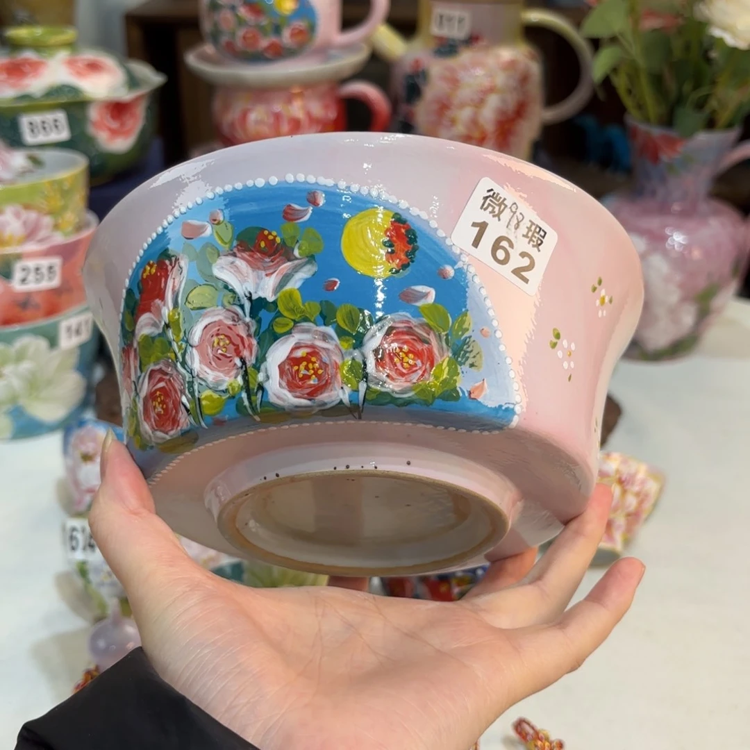 景德镇手绘高温釉下彩陶瓷茶具