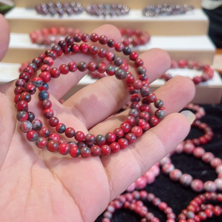 天然辰砂青****寒原石首饰