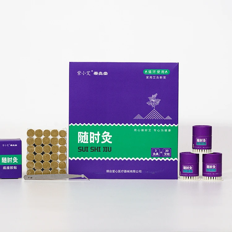 爱灸堂家用艾灸新宠 随时灸  可循环使用小套装（3灸具+30艾柱）