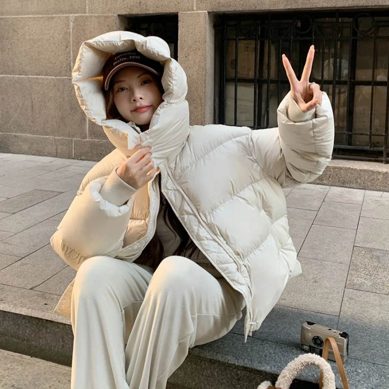 2025年新款棉服女冬短款加厚时尚百搭棉衣韩版宽松设计感棉袄潮流