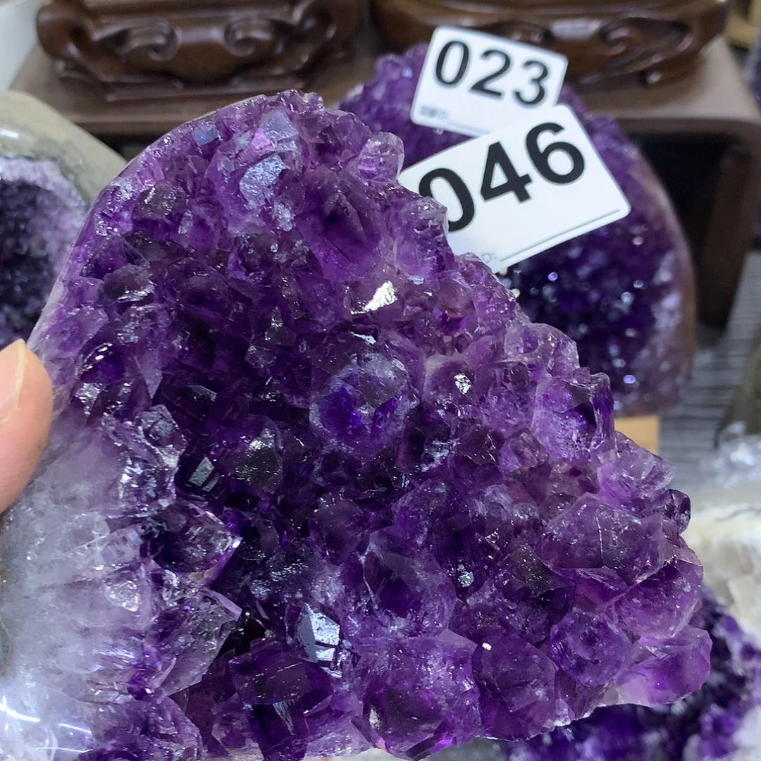 紫晶珠宝半成品未镶嵌046