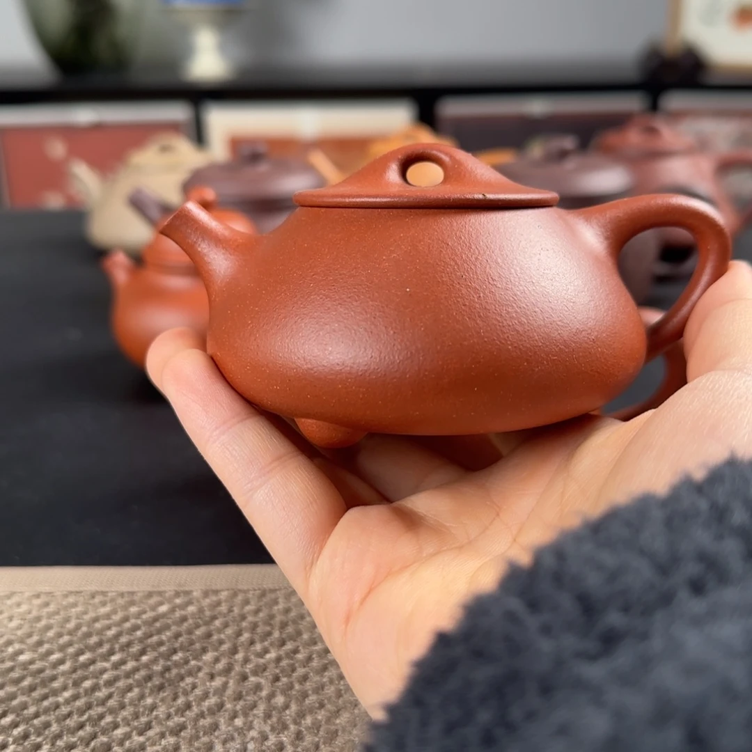 文***瑶茶壶紫砂微瑕景舟