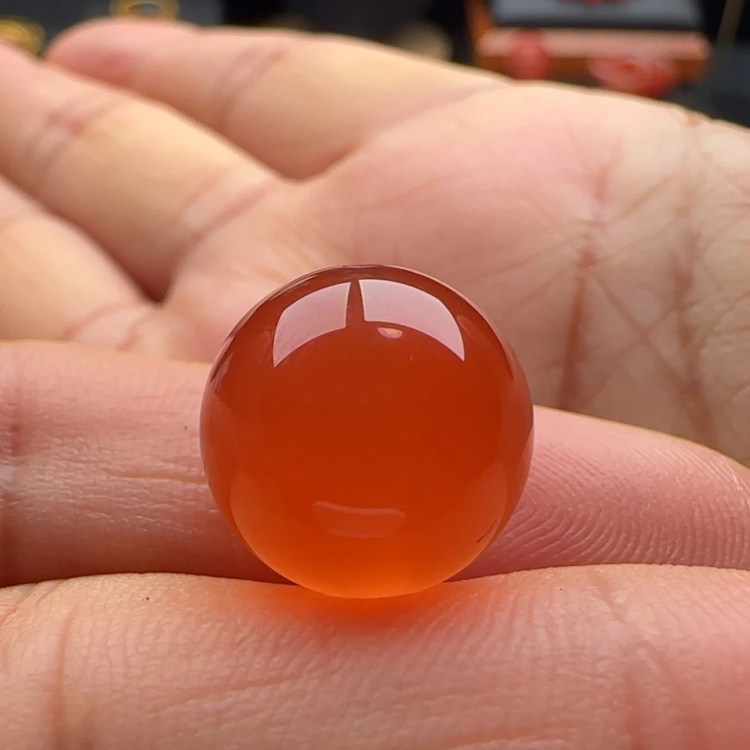 南红玛瑙未镶嵌圆珠14水线