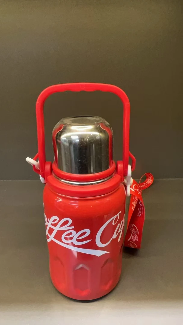 2024新款高颜值可口可乐同款保温杯大容量便携运动水壶保温杯