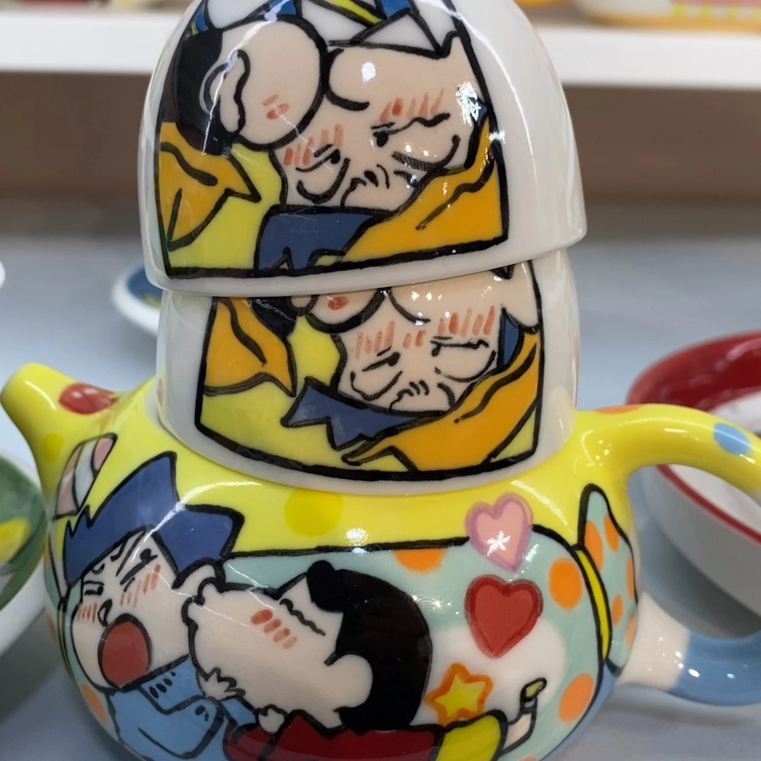 高温釉下彩手绘陶瓷