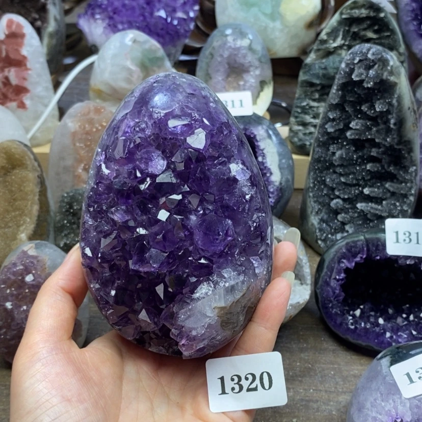 【闪购商品】未镶嵌大型摆件（非配饰）紫晶