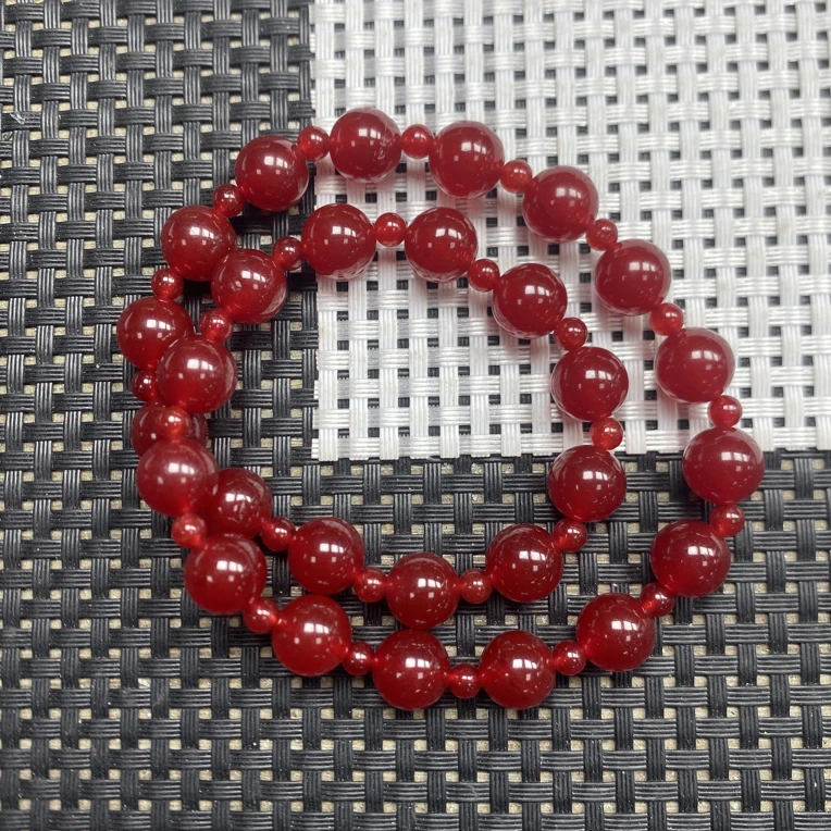 冰红色10mm双圈手串440