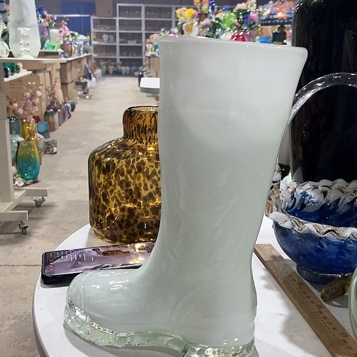 琉璃琉璃花瓶高25口9