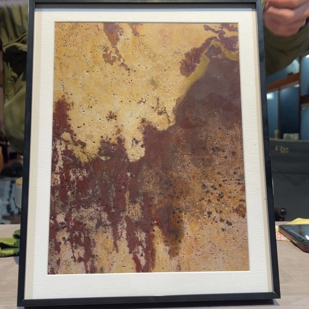 彩石25/32 三峡清江画面石 秋山