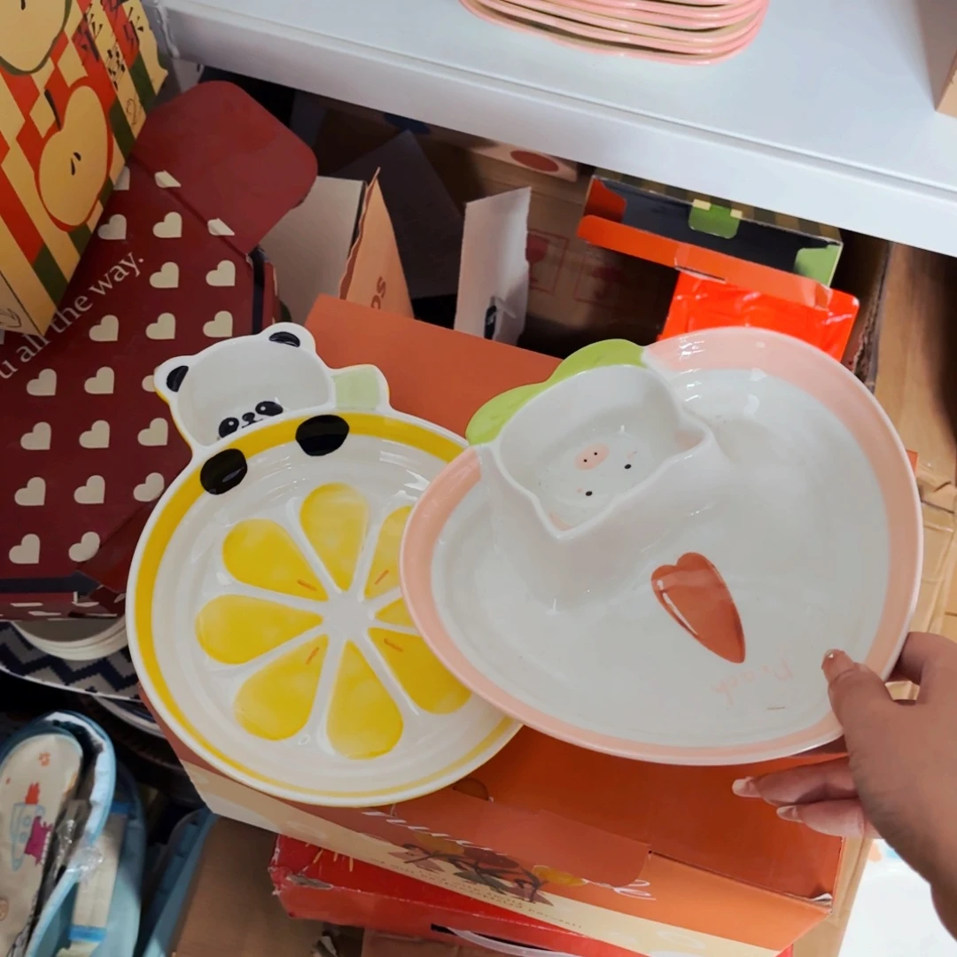 陶瓷异形饺子盘两个