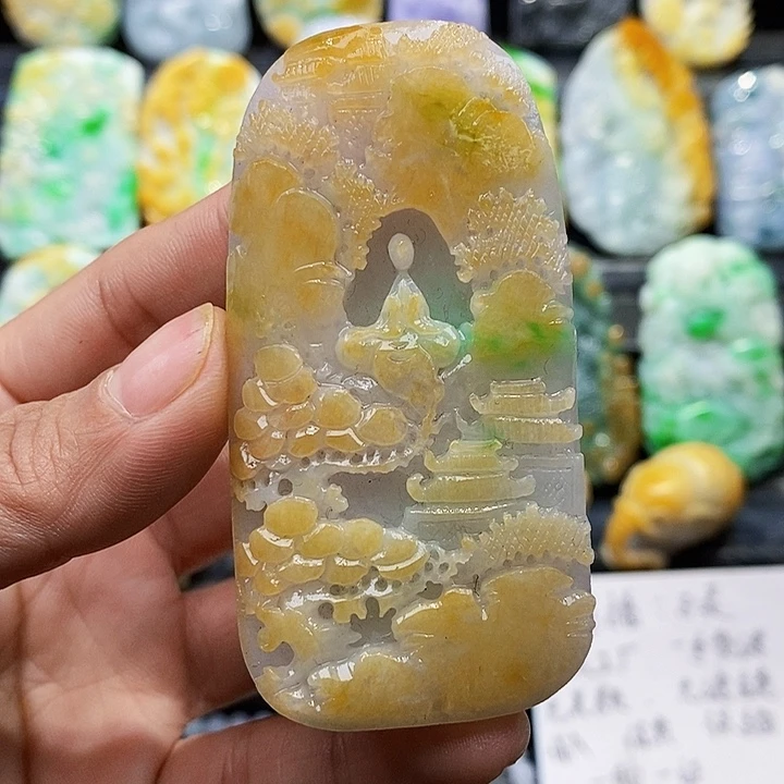 定制翡翠未镶嵌翡翠A货一物一证